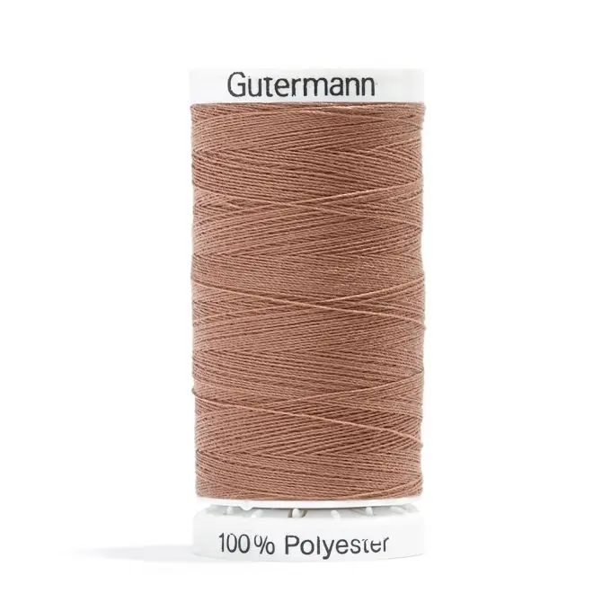 Preis Gesenkt Polyestergarnspule Gütermann – Beige – Braun – COL 444