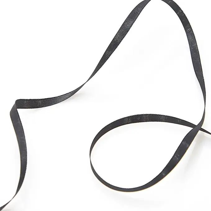 Bändchen zum Sticken, schwarz, 4 mm Direktkauf