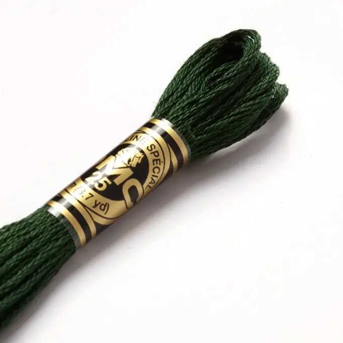 Mouliné-Faden für Stickerei – Grüntöne – COL 890 Top-Qualität