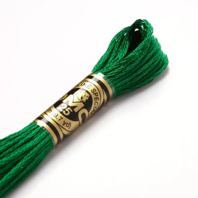 Knallerangebot Mouliné-Faden für Stickerei – Grüntöne – COL 909