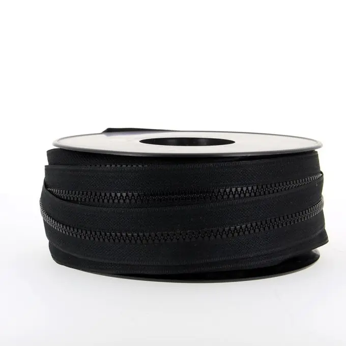 Reißverschluss, Meterware, schwarz, ohne Schieber Neue Kollektion