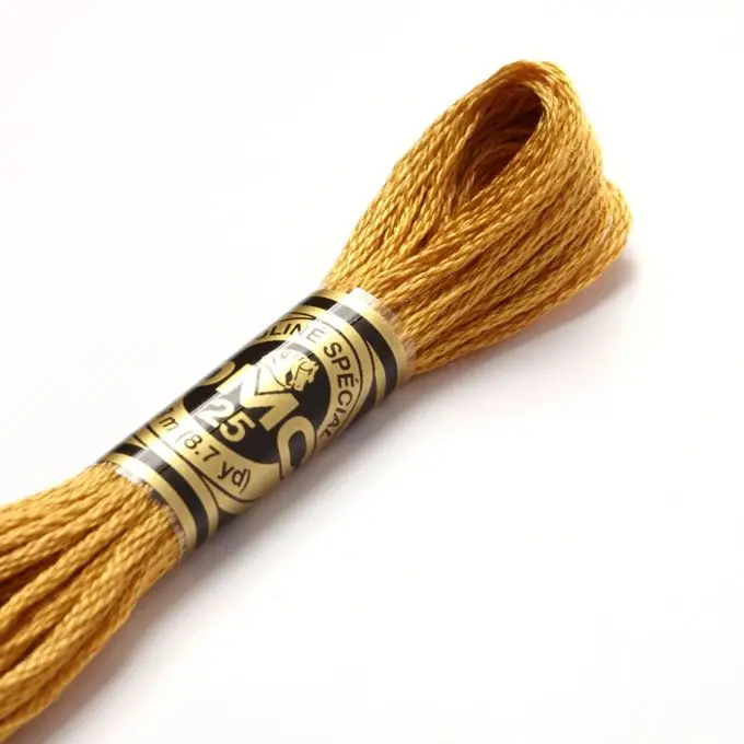 Mouliné-Faden für Stickerei – Gelb- und Orangetöne – COL 729 Sale