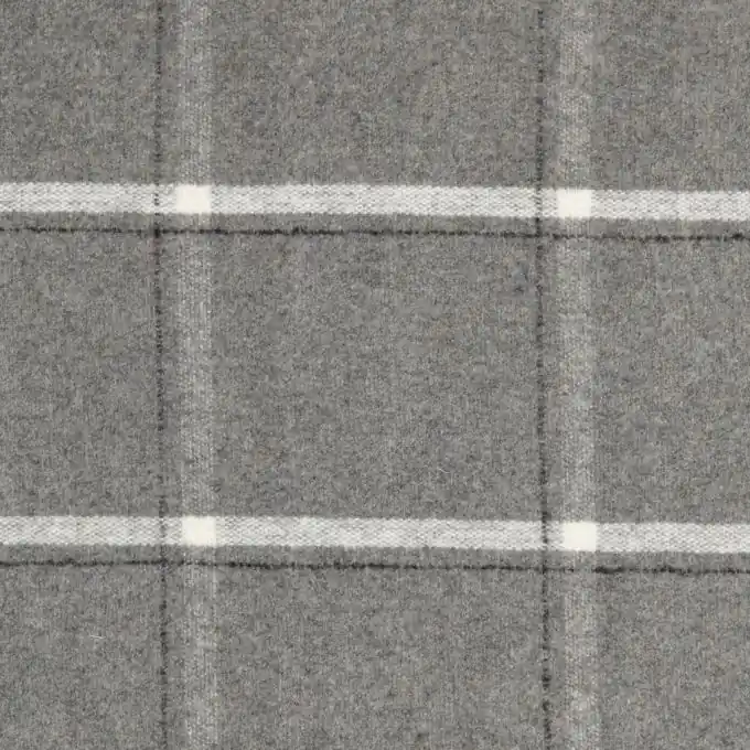 Kariertes Woll-Optik Tuch, 154 cm Breite Markenware