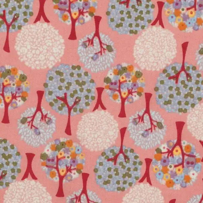 Geprüft Baumwollstoff Arbre 145 cm Breite