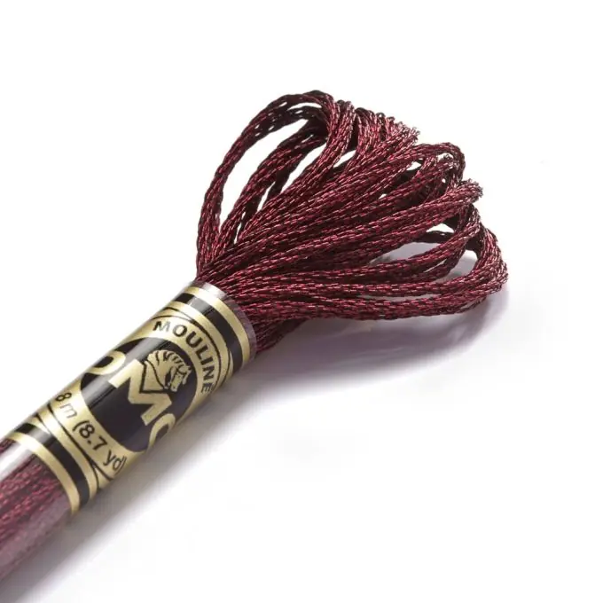 Mouliné-Fäden 8 m grau schwarz Knallerangebot