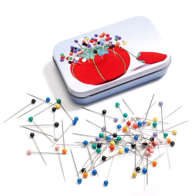 Kunststoffkopf Stecknadeln 34 mm Box – Schneiderbedarf Sonderangebot