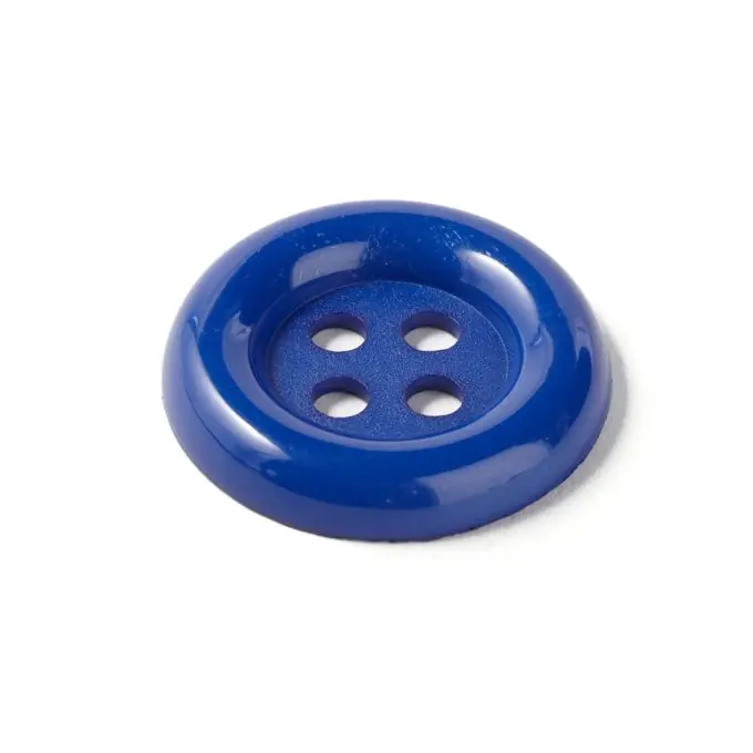 Clown-Knopf 38 mm Blau Roi Schnäppchen