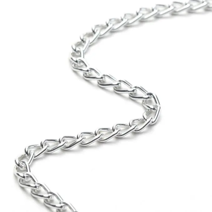 Metallic Kette Silberfarben 51509000 Preisreduziert