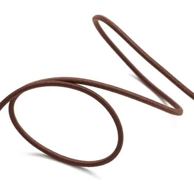 Nur Für Kurze Zeit Elastische Kordel, 2,4 mm, braun