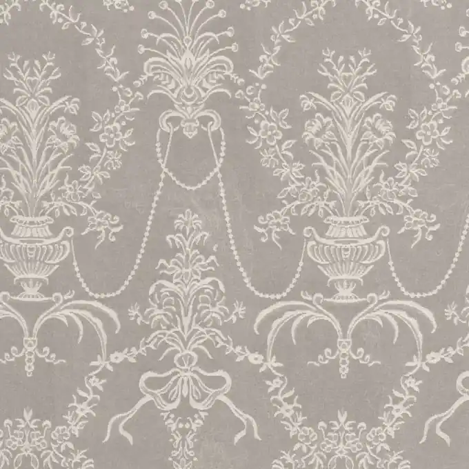 Top-Seller Jacquard Pompadour 140cm breit in Perlgrau