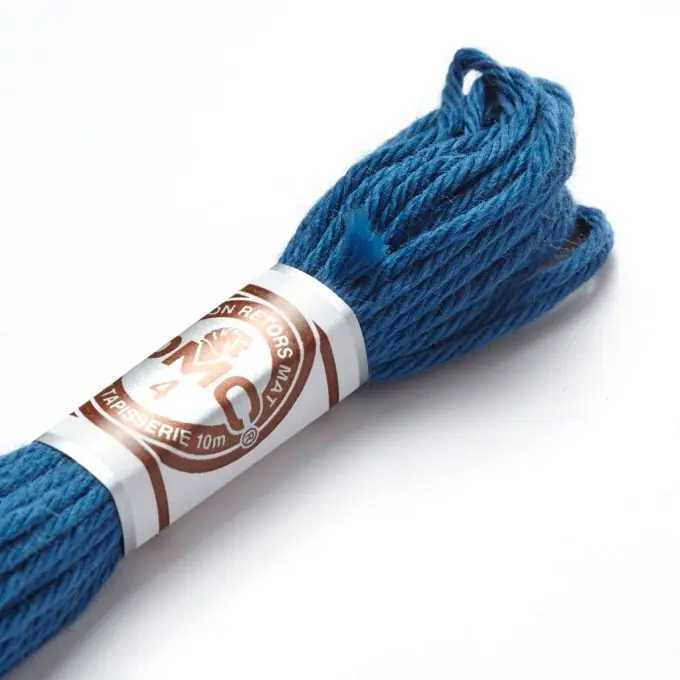 Highlight Zwirnsfaden für Stickerei, mattes Blau – COL 2592