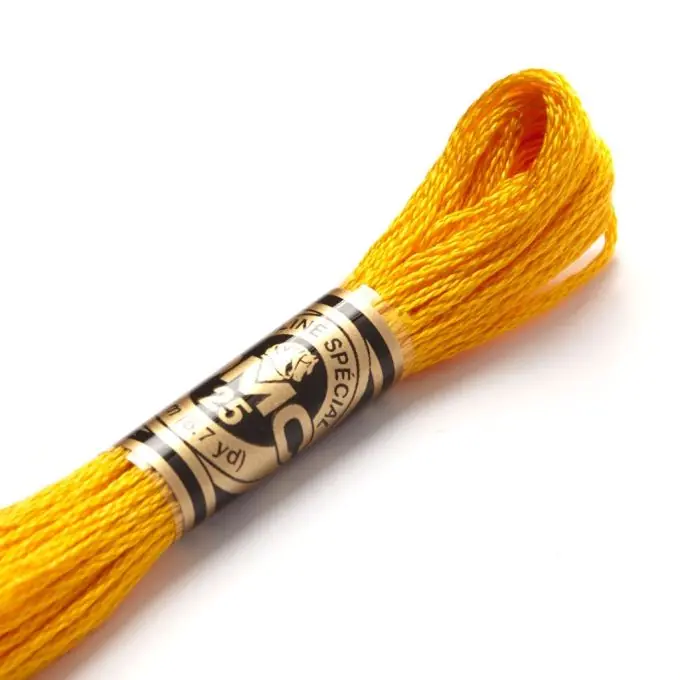 Mouliné-Faden für Stickerei – Gelb- und Orangetöne – COL 972 Rabatt