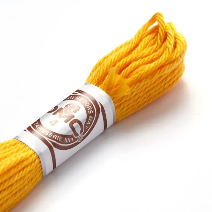 Zwirnsfaden für Stickerei, mattes Gelb bis Orange – COL 2742 Im Trend