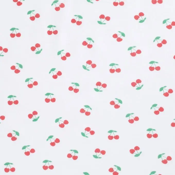 Baumwollstoff mit Kirschdruck 145cm Breite Super-Preis