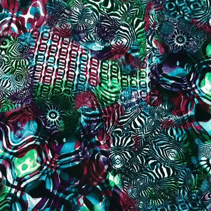 Direktkauf Bunter Viskosestoff 145 cm Breite