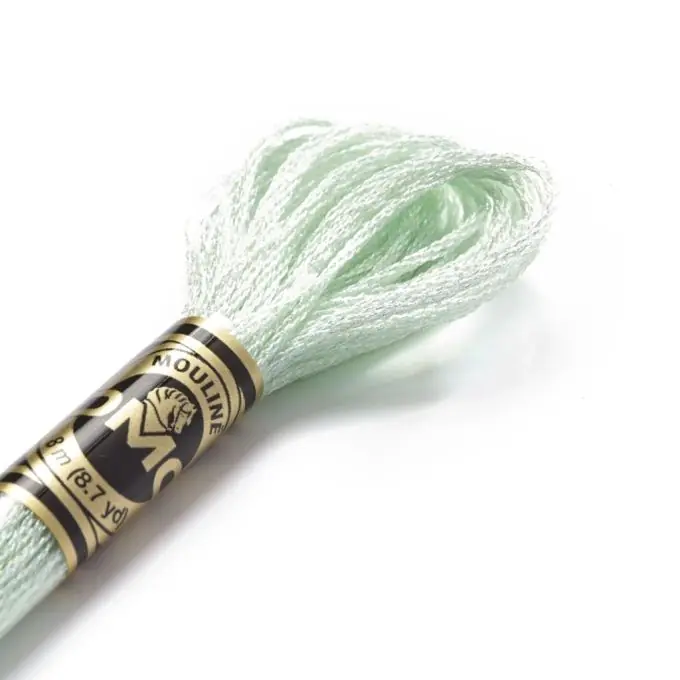 Mouliné-Faden metallisch 8m grün Markenware