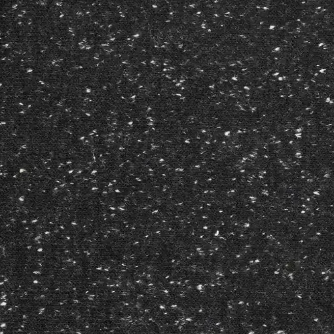 Chiné Strickstoff Schwarz-Weiß 150cm Breite Neue Kollektion