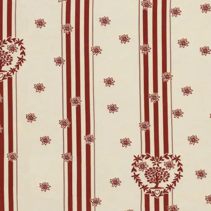 Piqué-Stoff Streifen Herz Angebot