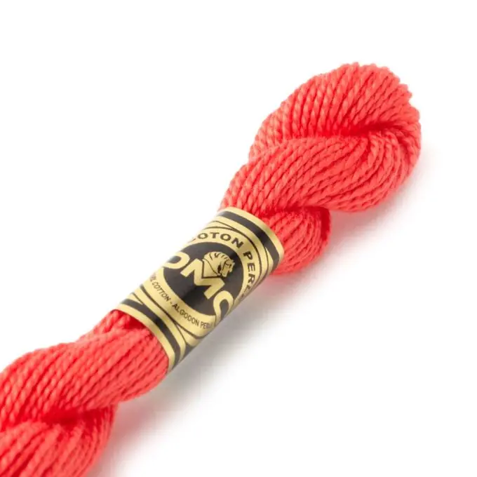 Perlgarn aus Baumwolle für Stickerei DMC – Rot Sichere Zahlung