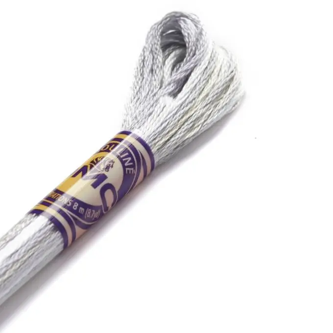 Top-Seller Mouliné-Faden für Stickereien, grau