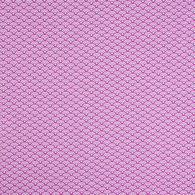 Aktuell Baumwollstoff Fächermuster