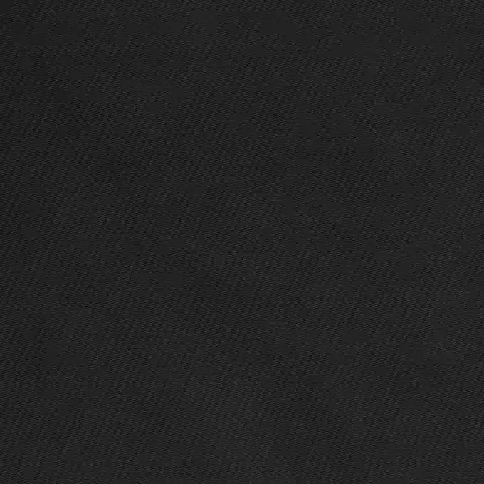 Original Schwarzer Baumwoll-Twill 132cm Breite