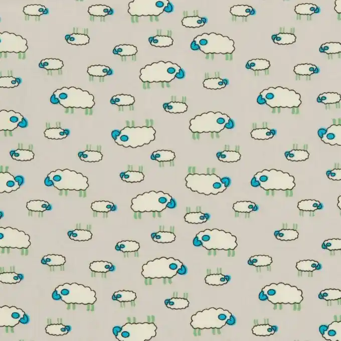 Top-Preis Baumwollstoff Leichte 135cm Breite Schafe-Druck