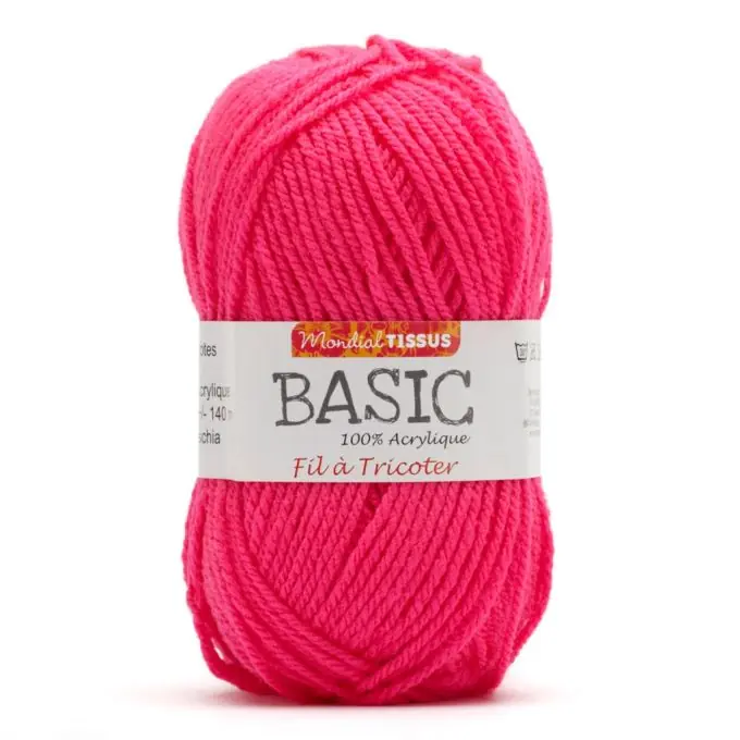 Strickgarnknäuel Basic, rosafarben Solange Der Vorrat Reicht