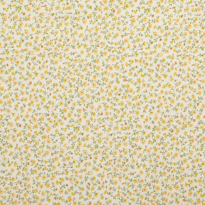 Solange Der Vorrat Reicht Popeline-Stoff Blumenmuster 112cm Breit