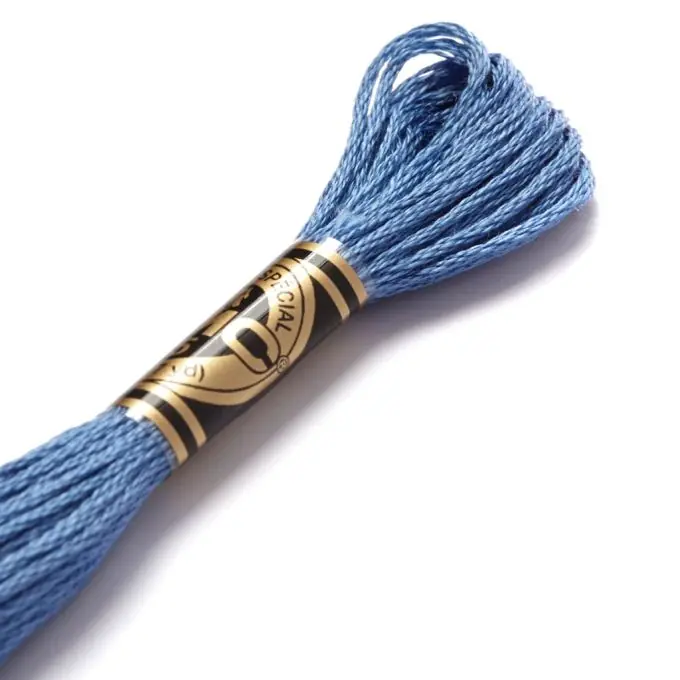 Mouliné-Faden für Stickerei – Blautöne – COL 322 Weltweiter Versand
