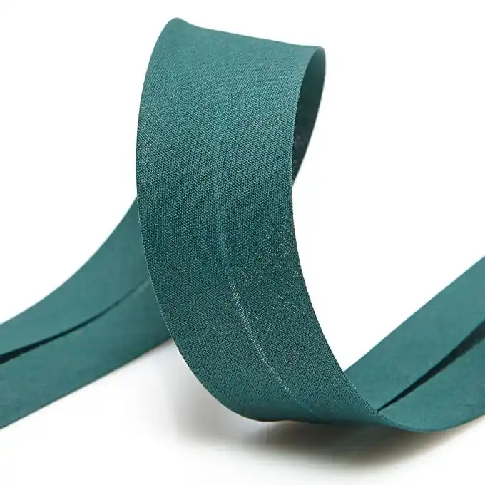 Schrägband für alle Textilien – Dunkelgrün, 30 mm Ausverkauf