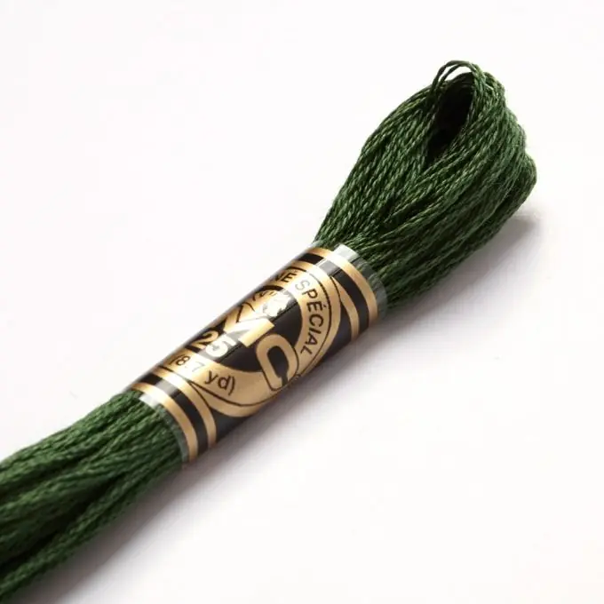 Meistverkauft Mouliné-Faden für Stickerei – Grüntöne – COL 895