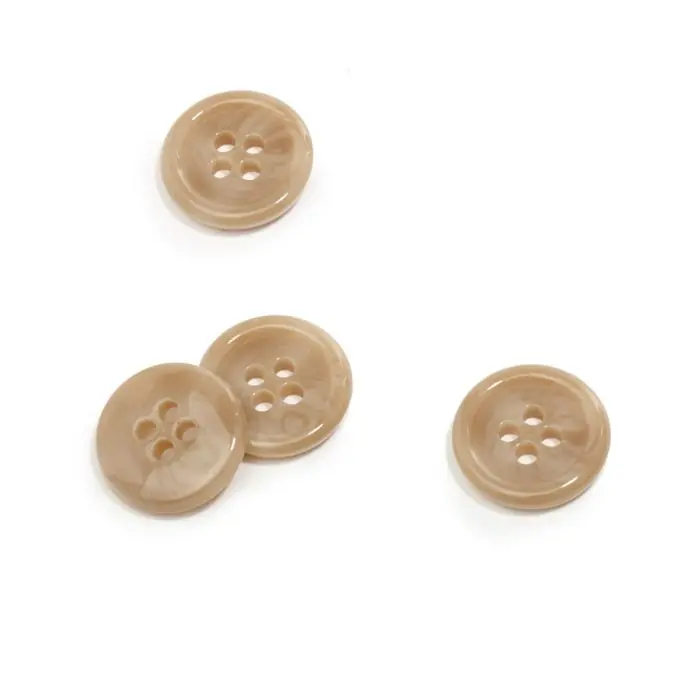 Super-Preis Knöpfe 4 Löcher beige