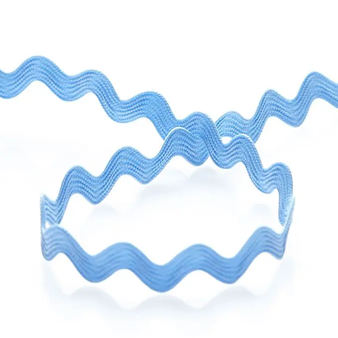 Direkt Vom Hersteller Zackenlitze – Himmelblau 12 mm