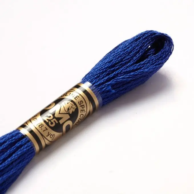 Weltweiter Versand Mouliné-Faden für Stickerei – Blautöne – COL 796