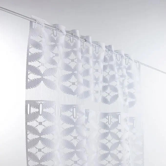 Moderner Vitrage 60cm Breite – Transparente Gardine Sale