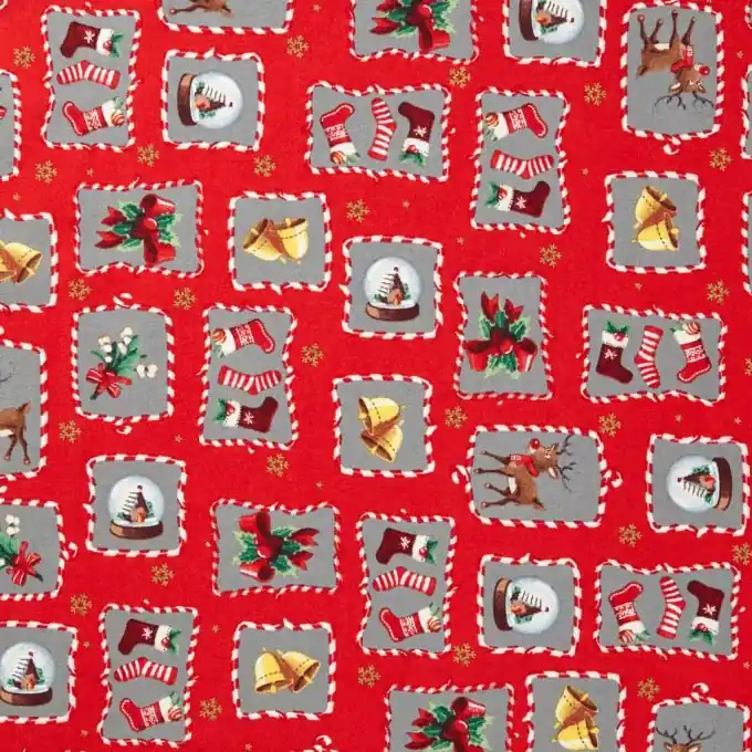 Kostenloser Versand Weihnachtsbaumwollstoff 140cm Breit