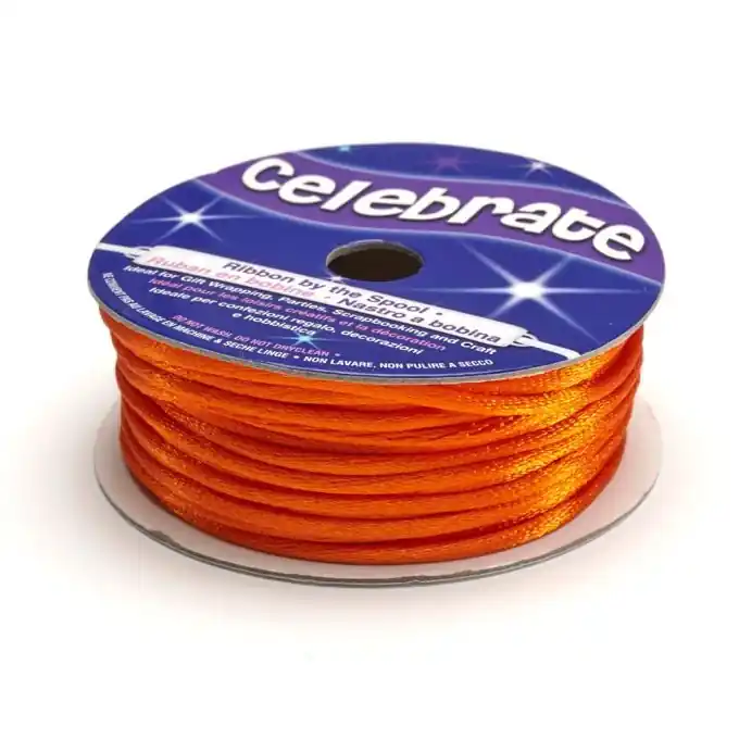 Kordelspule, orange 2 mm Weltweiter Versand