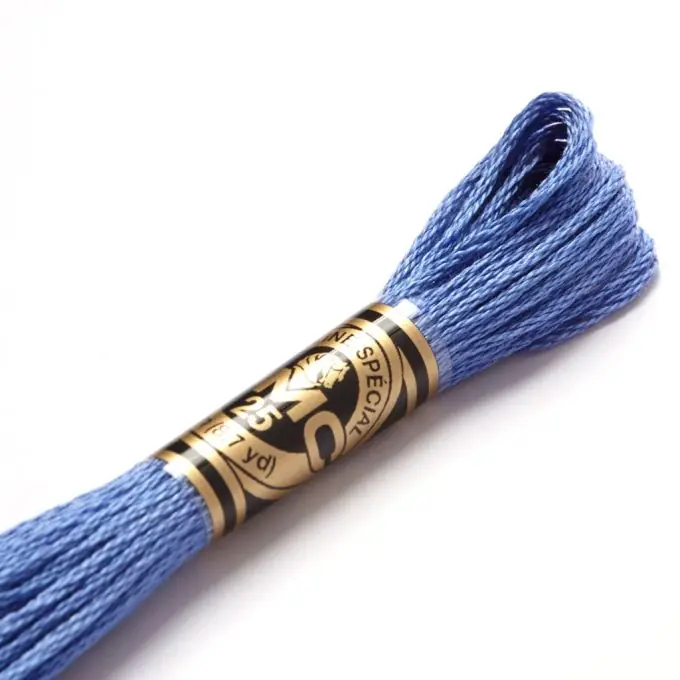 Heute Kaufen Mouliné-Faden für Stickerei – Blautöne – COL 3838