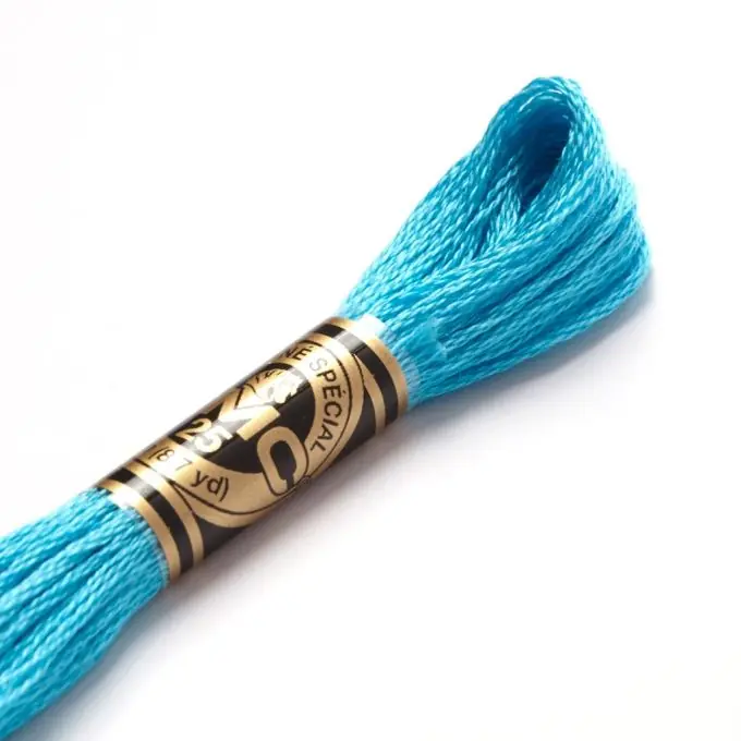 Garantierte Lieferung Mouliné-Faden für Stickerei – Blautöne – COL 3845