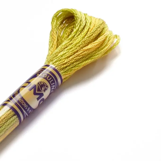 Mouliné-Faden Variation für Stickerei – grün Ausverkauf