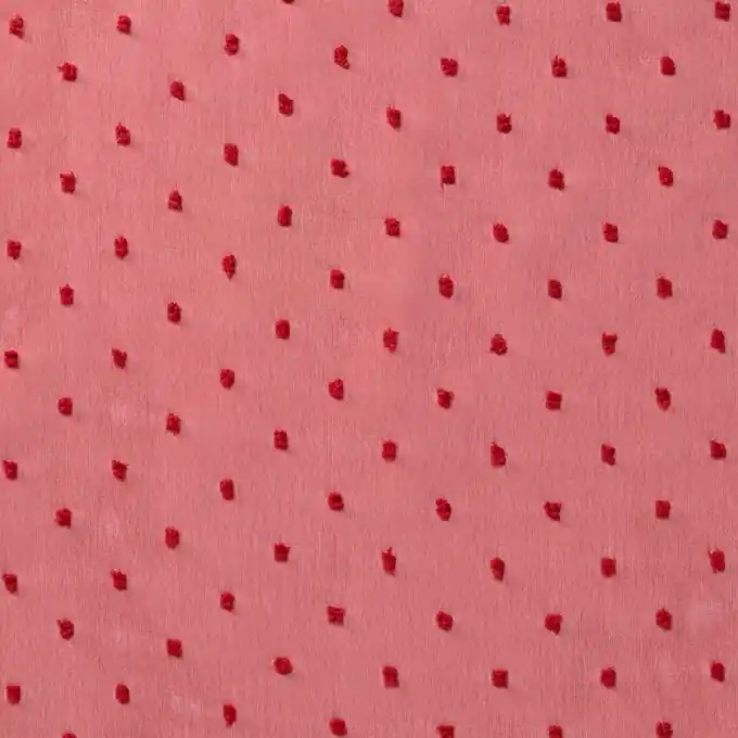 Neue Ware Bordeauxroter Plumetis Voile Stoff 142 cm Breite