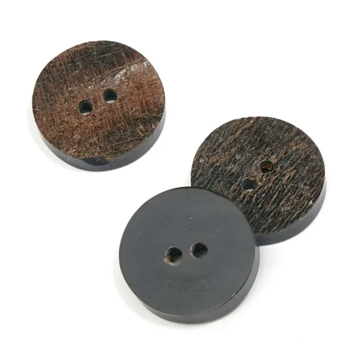 Heute Kaufen Knopf 2 Löcher Naturfarben