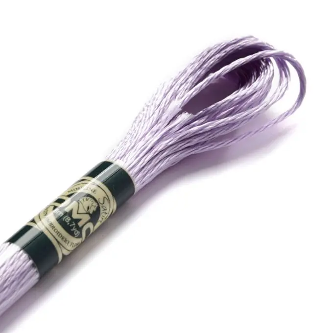 Mouliné-Faden Variation für Stickerei – Satin violet Sonderangebot