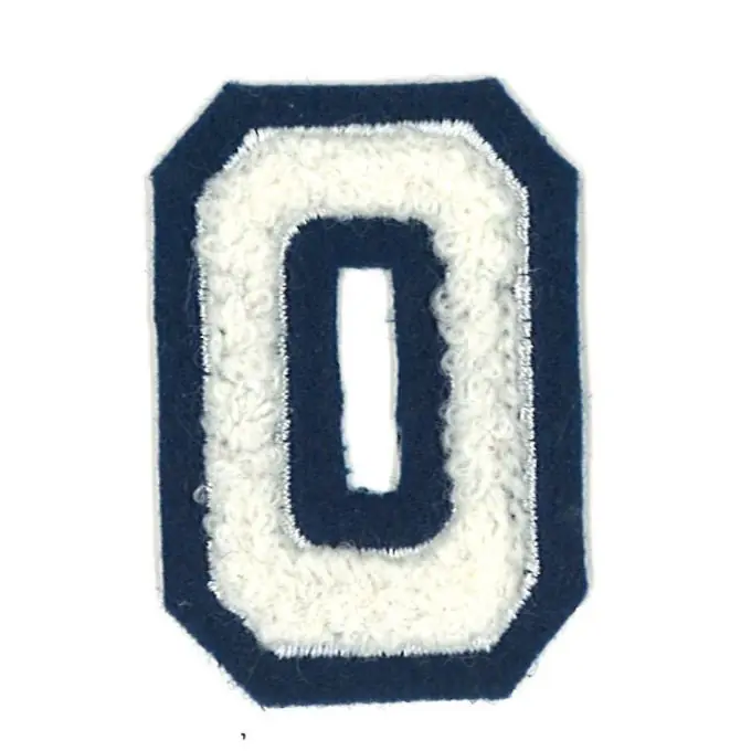 Bügelbild Zahl 0 Mengenrabatt