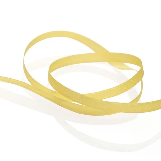Letzte Chance Bändchen zum Sticken, dunkelgelb, 4 mm