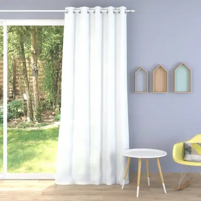 Kracherpreis Gardinen in Leinenoptik, naturfarben, extra breit