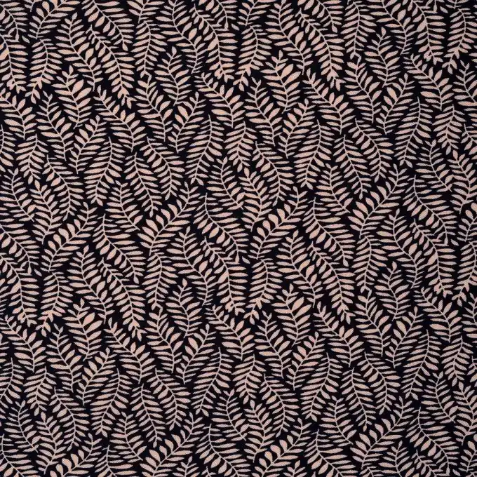 Marineblaue Viskosestoff Palmen 140 cm Breite Neue Ware