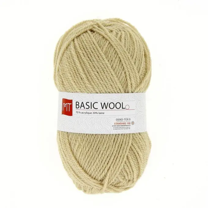 Sofort Bestellen Strickgarnknäuel Basic Wool, beige