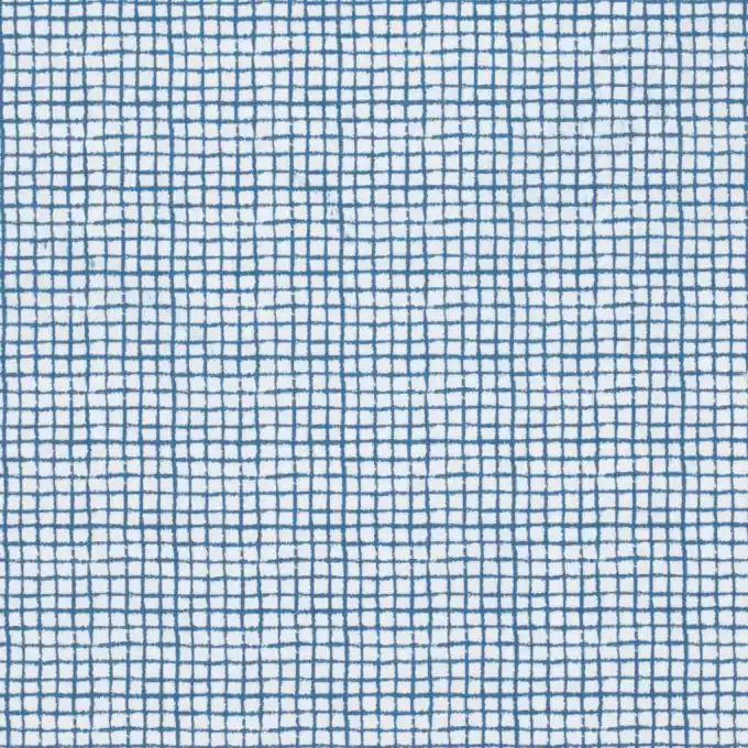 Neu Kariertes Baumwollstoff 160cm Breite